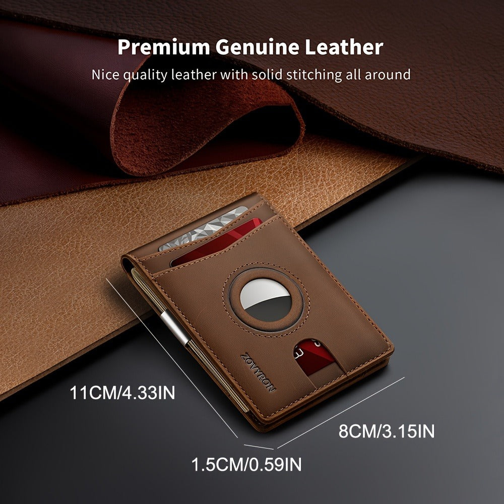 Men's Wallet – 6 Colors, Genuine Leather, RFID Blocking | Bag Vero – detail view 5