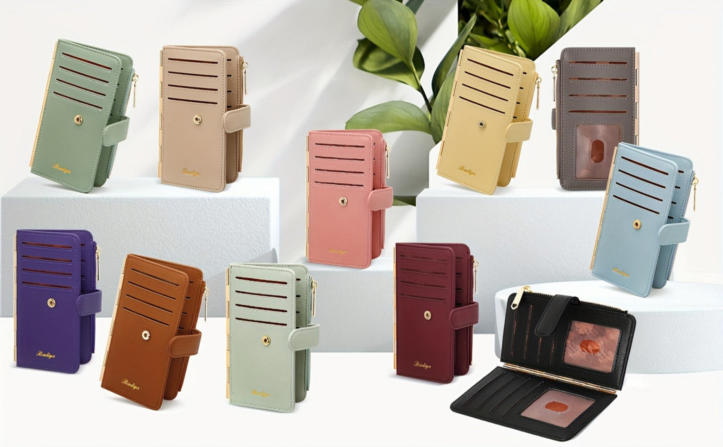 Women's Wallet – RFID Blocking, Slim Rfid Blocking Card Slots | Bag Vero – detail view 25