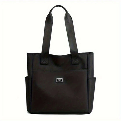 1pc of Women's Fashionable Nylon Handbag - Durable, with a Multi-pocket Design, Equipped with a Zipper Closure, and It Is Very Suitable for Shopping, Working and Daily Travel.