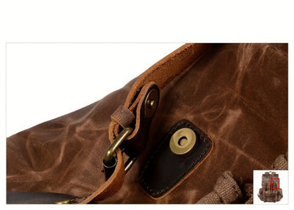 Laptop Backpack – Canvas, for Travel & Everyday Use | Bag Vero – detail view 21