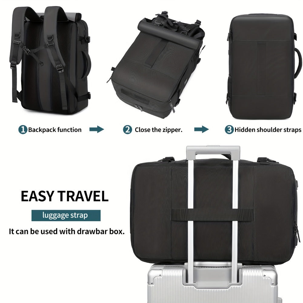 Laptop Backpack – 5 Colors, Adjustable Strap, for Travel | Bag Vero – detail view 16