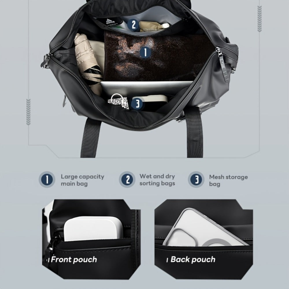 Gym Duffel Bag – Large Capacity, for Travel | Bag Vero – detail view 19