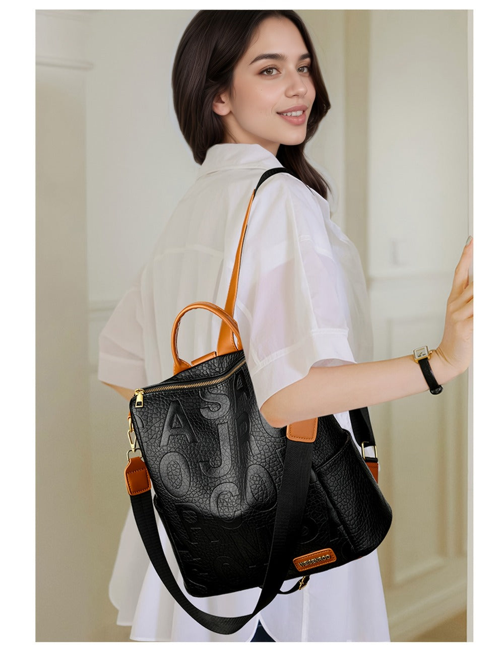 Backpack for Women – Lightweight, Adjustable Strap | Bag Vero – detail view 18