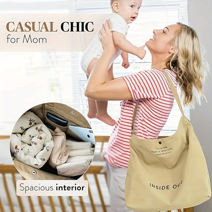 Large Tote Bag For Women, Canvas Bag Women Gift, Fashion Crossbody Bag, Large Capacity Shoulder Bag