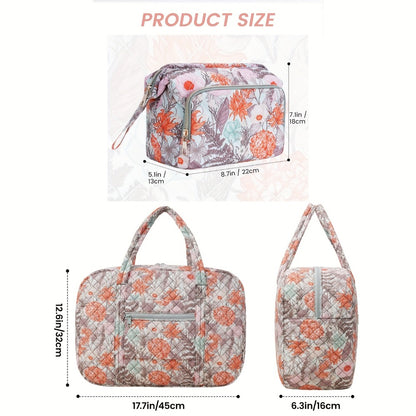 Travel Makeup Bag – Quilted, Trolley Sleeve, for Travel | Bag Vero – detail view 8