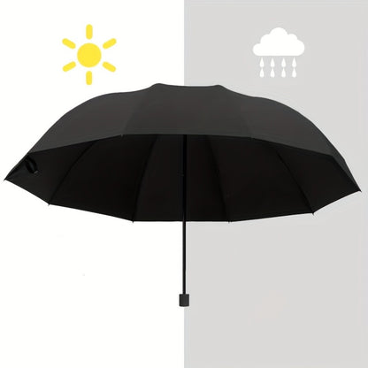 Reinforced Windproof Umbrella, Sturdy And Durable Sunshade Umbrella, Suitable For Both Men And Women