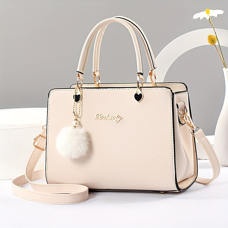 Small Fashion Purses and Handbags for Women Ladies Crossbody Bags Top Handle Satchel Shoulder Bags Totes with Pendant