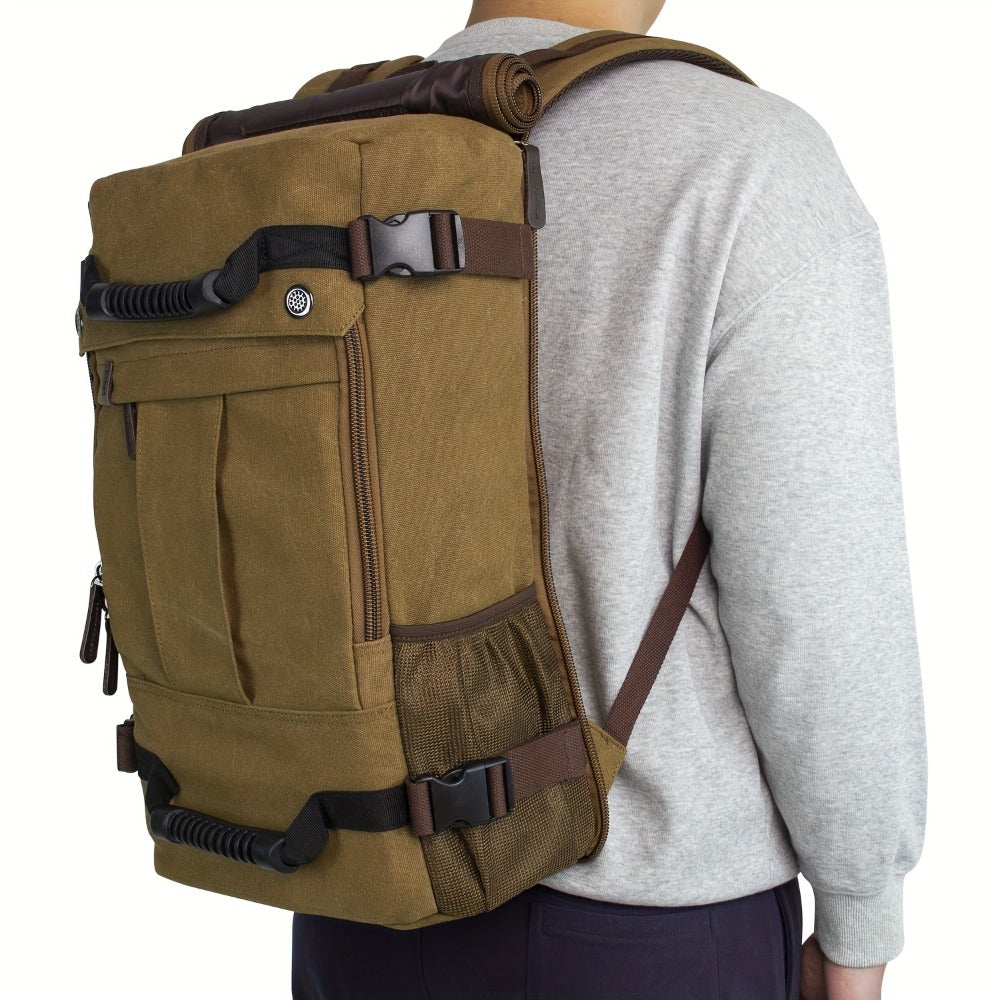 Laptop Backpack – 23.8L, 17 Inch, Canvas, Large Capacity | Bag Vero – detail view 9