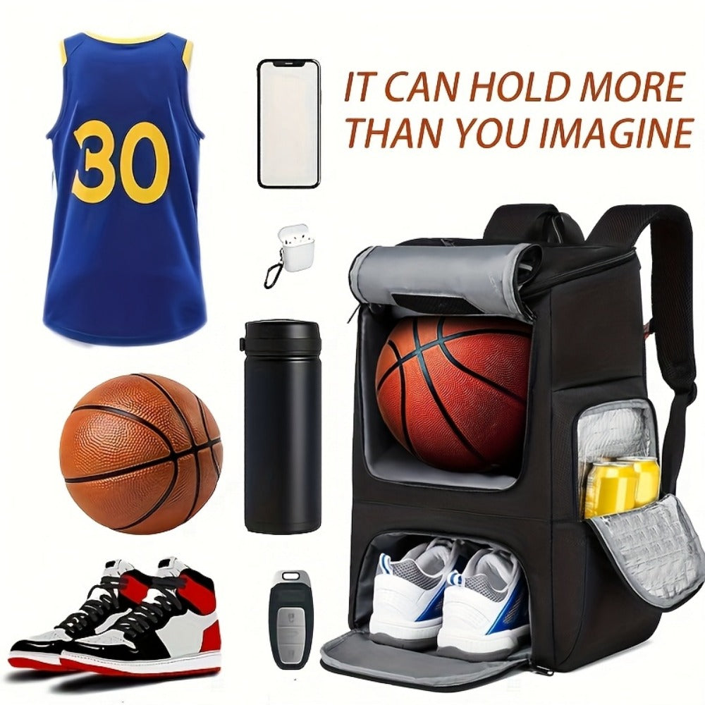 Travel Backpack – Large Capacity, Youth Basketball Shoe Compartment Multifunctional | Bag Vero – detail view 3
