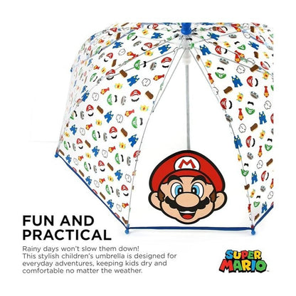 Nintendo Super Mario Kids Bubble Umrbrella