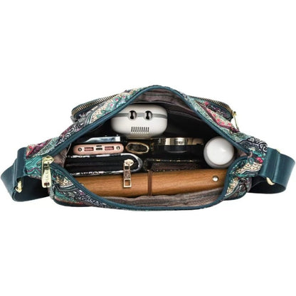 Women's Shoulder Bag Large Capacity Multi-Pocket Handbag Women's Cross-Back Tote Bag Top Handbag Handbag