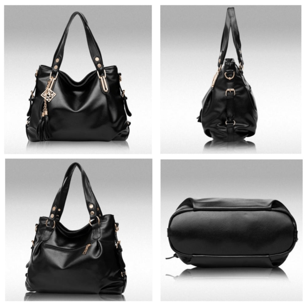 Crossbody Bag for Women – PU Leather, Multi-Pocket, for Work | Bag Vero – detail view 13