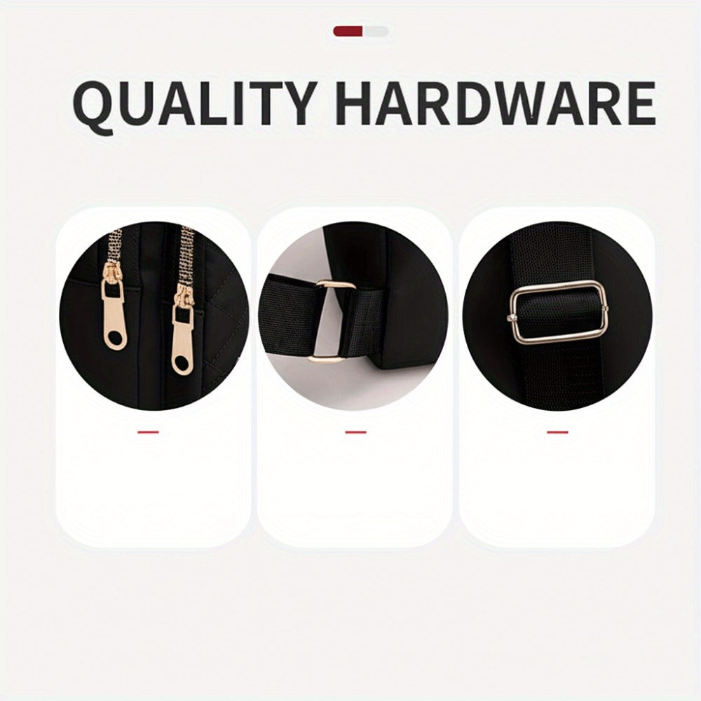 Sling Bag – Nylon, Multi-Pocket, Adjustable Strap, for Travel | Bag Vero – detail view 14