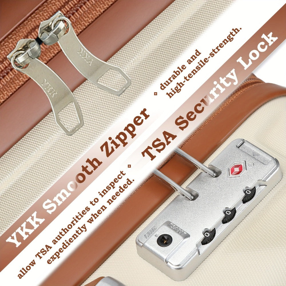 Somago 1/3/5pcs Luggage Sets, 28 Inch/20-24-28 Duffel Bag, 5pcs Suitcases with Wheels, Suitcase Set ABS Hard Case Luggage with TSA Lock Spinner Wheels Durable Travel Luggage with YKK Zipper, for Teenager