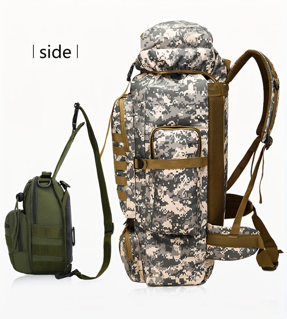 Travel Backpack – 80L, 80l Tactical Molle System Multi | Bag Vero – detail view 40
