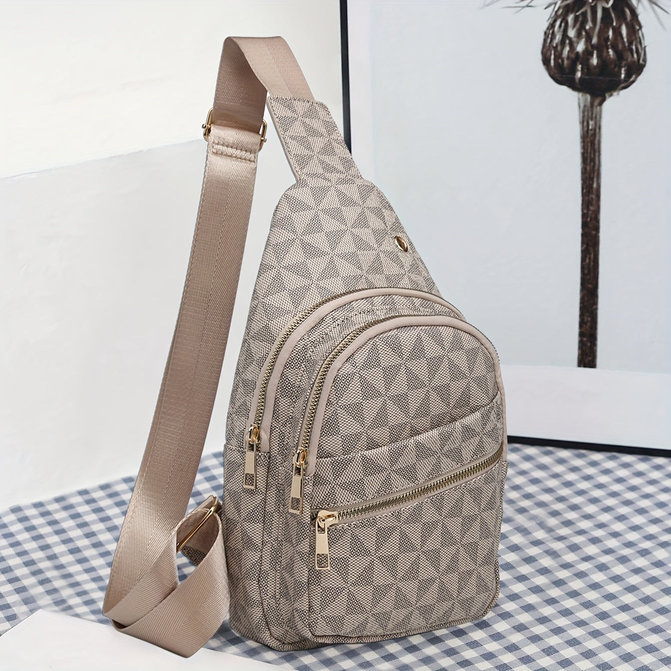 Waist Bag – for Travel, Small Geometric Pattern Waist Chest | Bag Vero – detail view 11