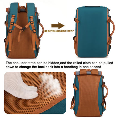 Laptop Backpack – 9-Pocket, 45L, Trolley Sleeve, for Travel | Bag Vero – detail view 13