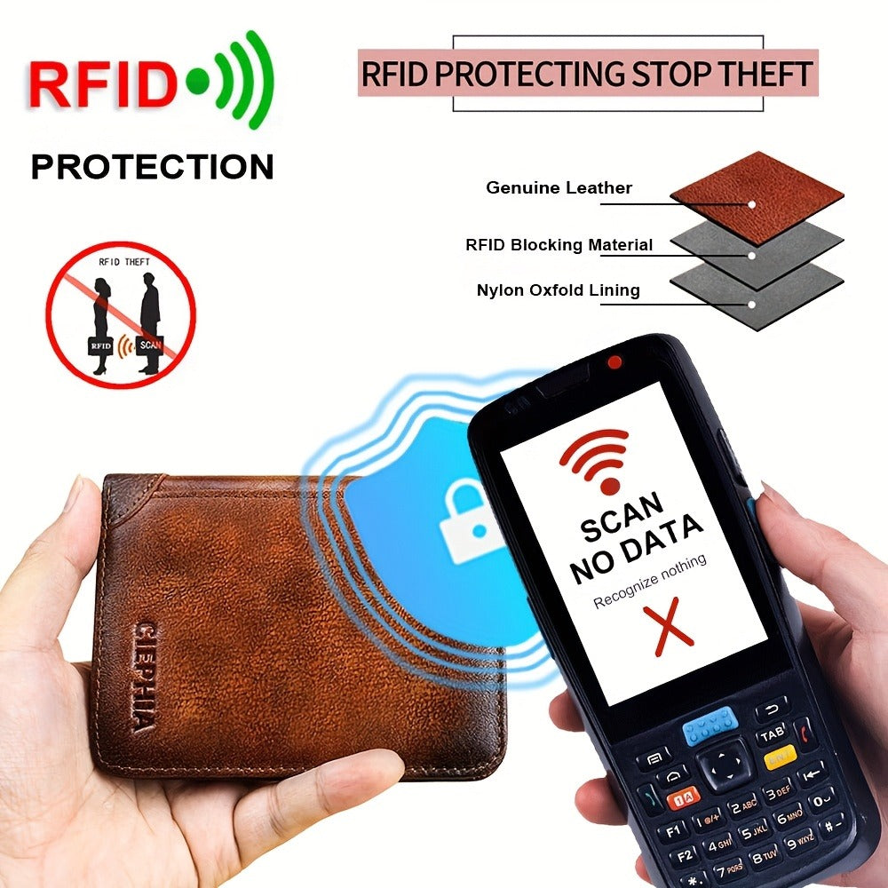 Men's Wallet – Genuine Leather, RFID Blocking | Bag Vero – detail view 14