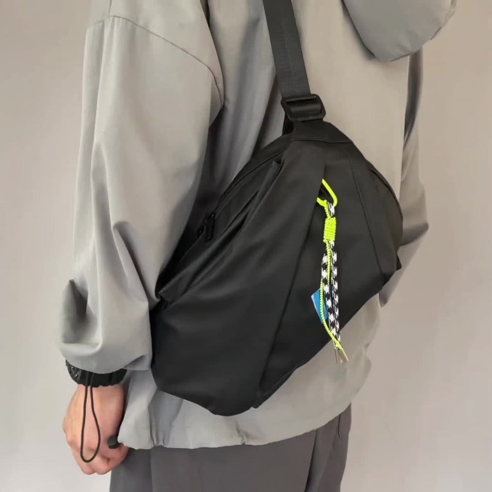 Men's Crossbody Bag – Nylon, Large Capacity, for Everyday Use | Bag Vero – detail view 15