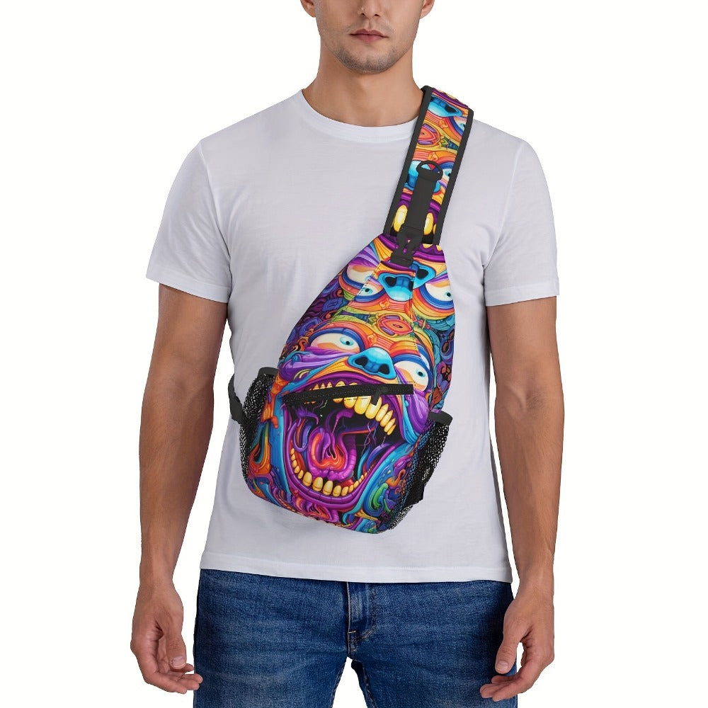 Sling Bag – Polyester, Large Capacity, Waterproof, for Travel & School | Bag Vero – detail view 9