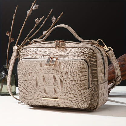 2025 New Ladies Top Handle Satchel Purses Shoulder Bags, Small Purses And Handbags for Women, Stylish Pattern Vegan Crossbody Bag for Women, Fashion Purse