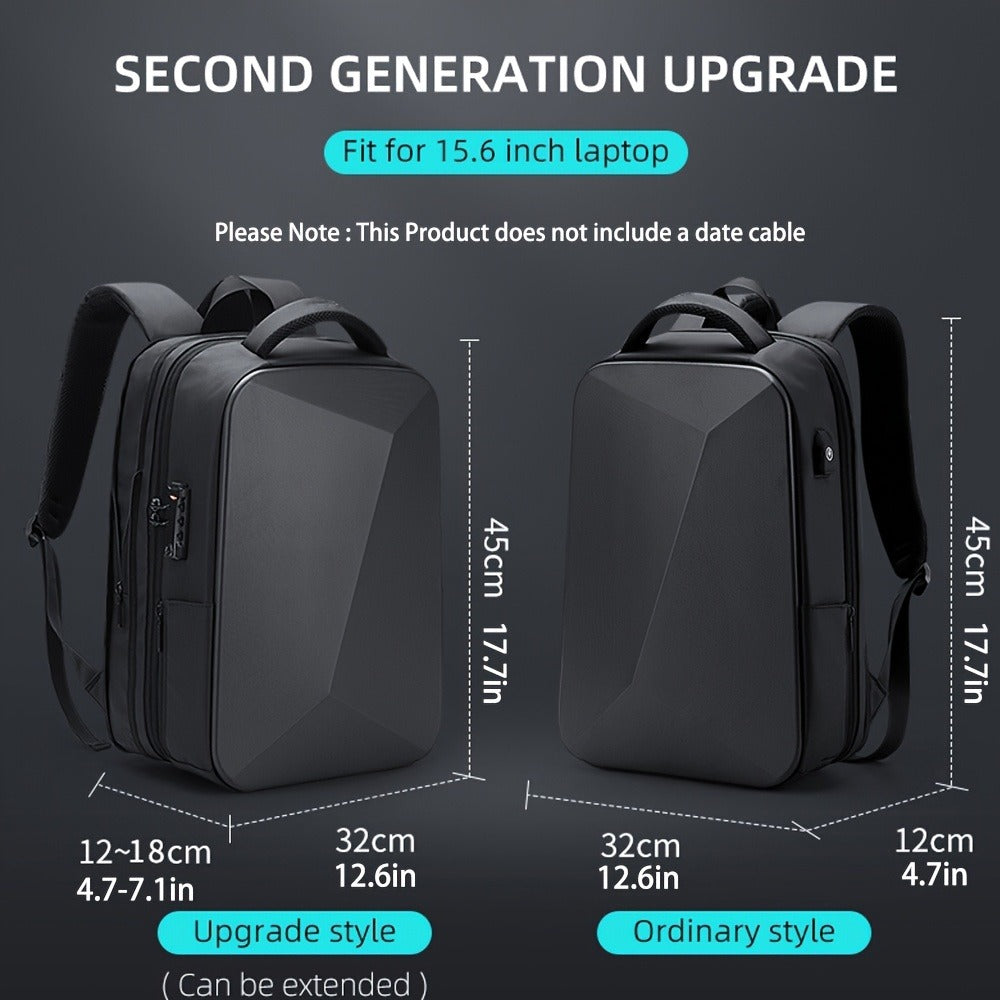 Laptop Backpack – Expandable, Anti-Theft, Large Capacity, for Travel & School | Bag Vero – detail view 10
