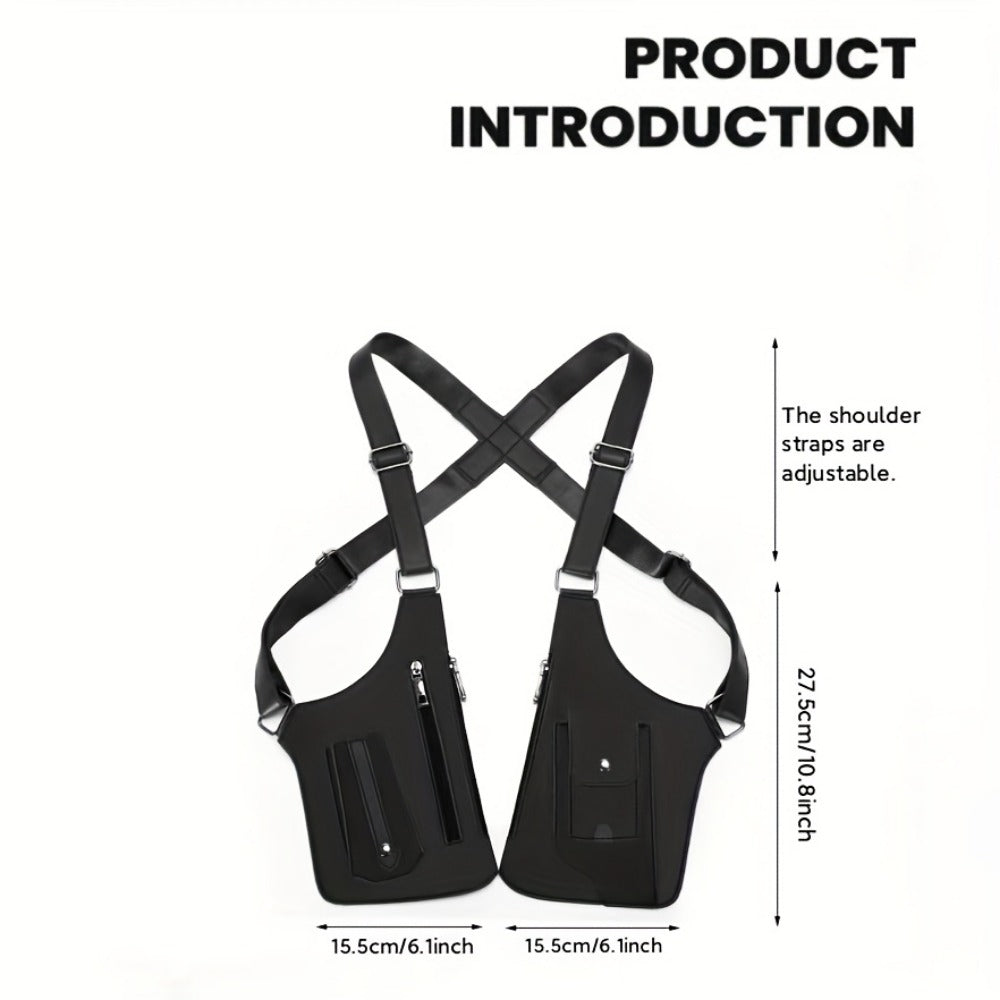 Sling Bag – Lightweight, Retro Underarm Multi Functional Vest | Bag Vero – detail view 17