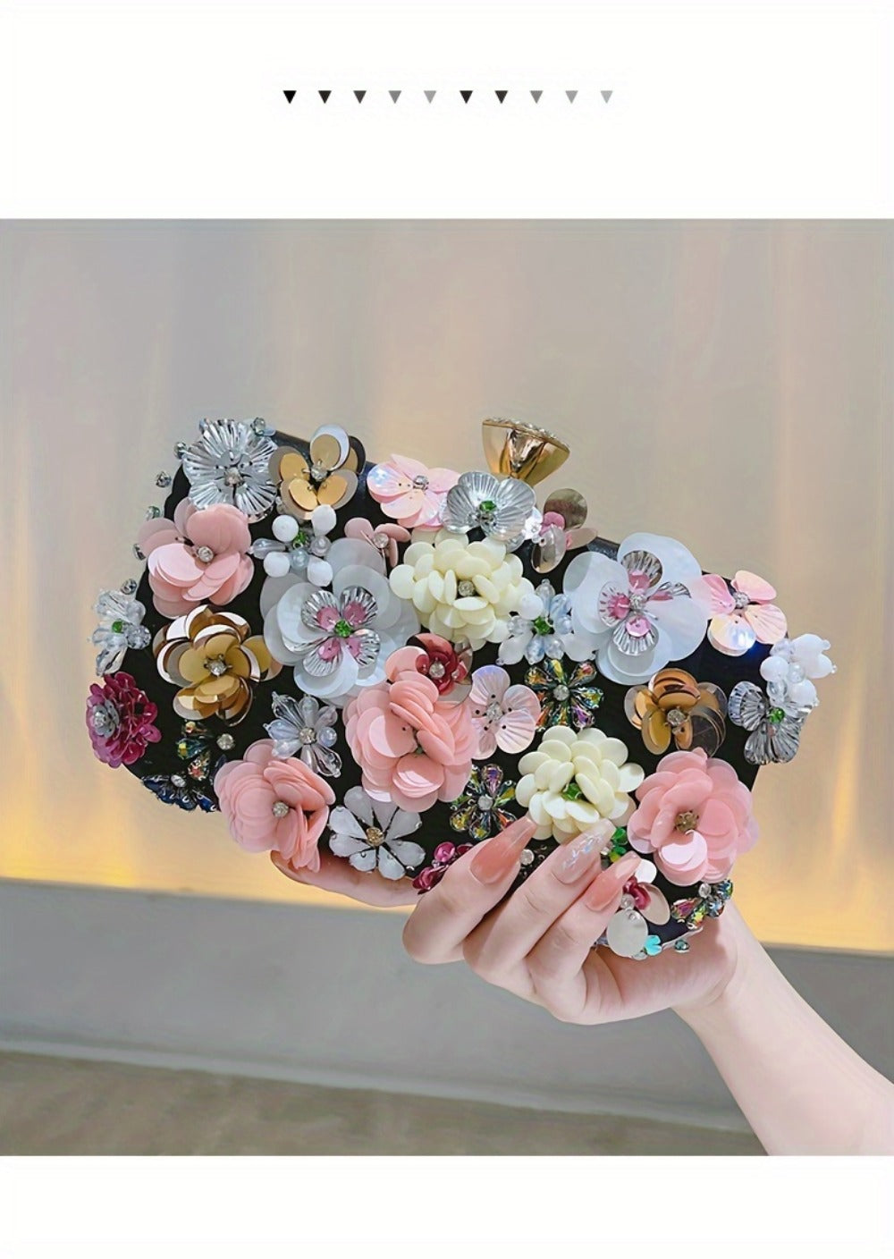 Women's Wallet – Floral Small Square Handheld Fairy | Bag Vero – detail view 22
