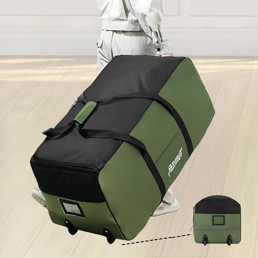 Foldable Wheeled Storage Bag, Travel Bag, Can Be Used for Travel And Studying Abroad to Pack Luggage, Luggage Bag Can Be Used for Moving Clothes And Blankets, Can Be Used for Travel And School