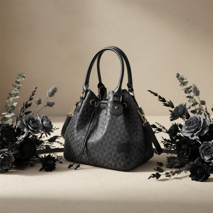 Korean New Fashion Handbags, Versatile Shoulder Bucket Bags, Retro Casual Commuter Tote Bags