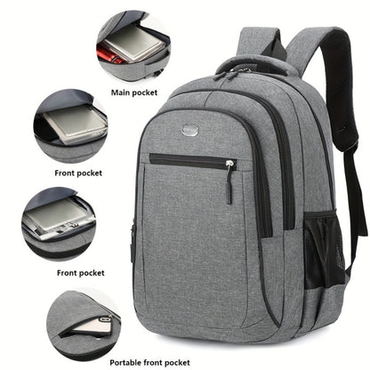 Large Capacity Backpack, Men's And Women's Student Computer Bag, Multi Pocket Wear-resistant Commuting Backpack, School Bags, And Is Suitable for 15.6-inch Laptops, for Best Birthday Gifts, Christmas And Valentine's Day Gifts