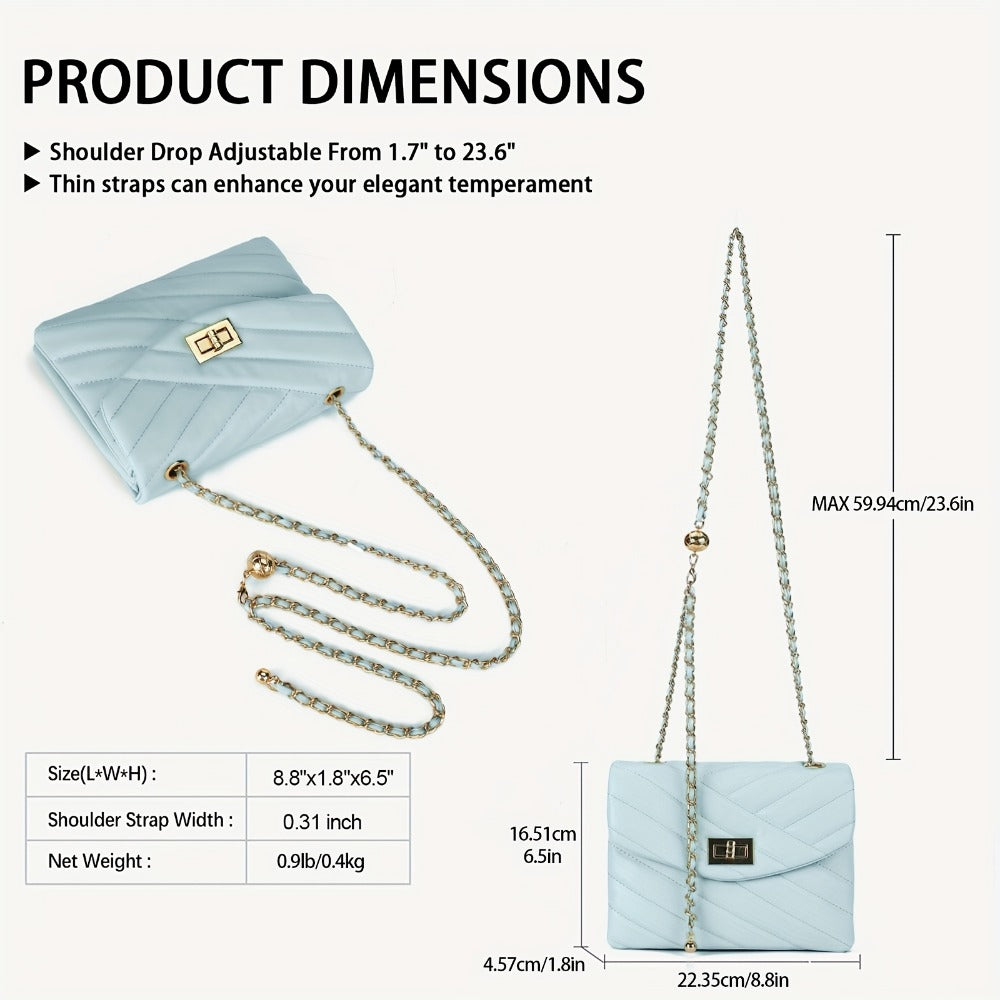 Crossbody Bag for Women – PU Leather, Quilted, for Travel & Everyday Use | Bag Vero – detail view 30