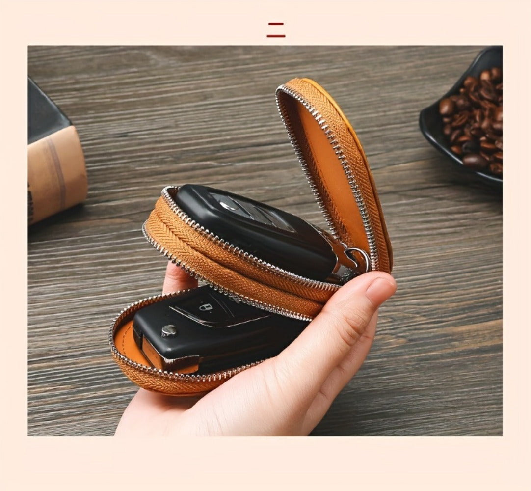 Men's Wallet – for Everyday Use, Car Key Fob Holder Leather | Bag Vero – detail view 14