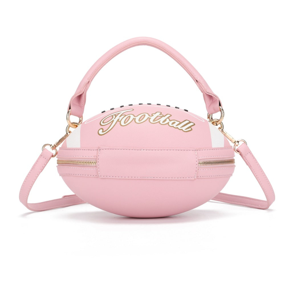 Crossbody Bag for Women – Denim, American Football Style Novelty Rugby | Bag Vero – detail view 29