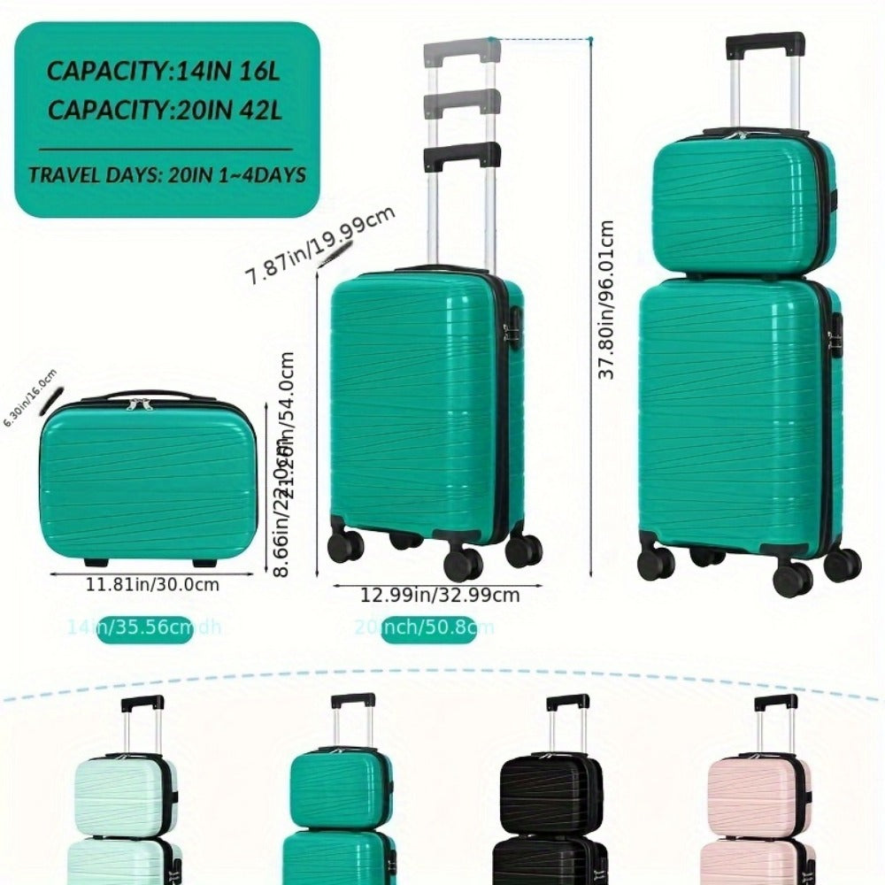 Carry On Luggage – 20 Inch, Hardshell, TSA Lock, Lightweight | Bag Vero – detail view 13