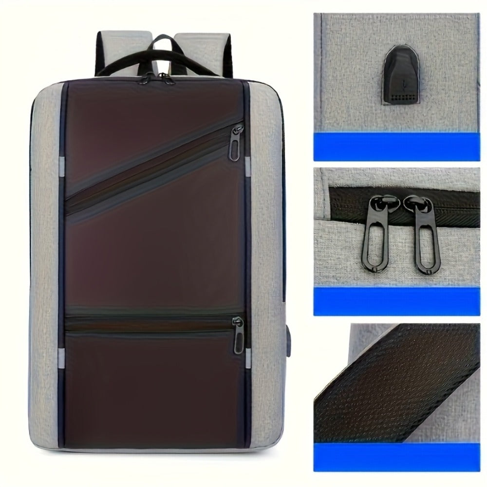 Large-Capacity Backpack with Charging Port for Outdoor Travel, Camping, And Hiking - Multi-Functional Sports Bag And Suitable for 15.6-Inch Laptops for Men And Women for Best Birthday Gifts, Christmas And Valentine'S Day Gifts
