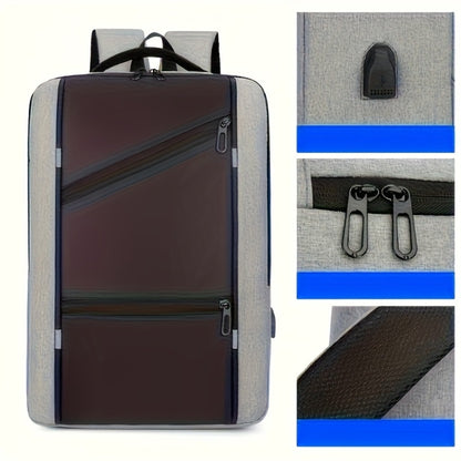 Large-Capacity Backpack with Charging Port for Outdoor Travel, Camping, And Hiking - Multi-Functional Sports Bag And Suitable for 15.6-Inch Laptops for Men And Women for Best Birthday Gifts, Christmas And Valentine'S Day Gifts