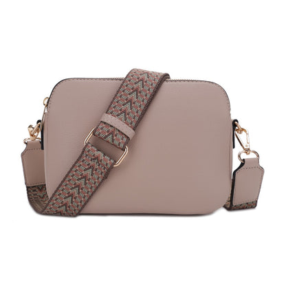 Casual Medium Size Croosbody Bag for Women, Crossbody Camera Purses with Adjustable Webbing Shoulder Strap