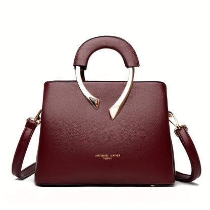 Fashionable Women's Handbag High-Quality Fabric Mom Bag Simple Single Shoulder Crossbody Bag Three-Layer Large Capacity Vintage Tote Bag