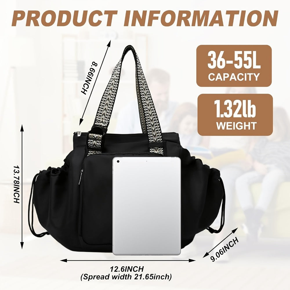 Tote Bag for Women – Nylon, Foldable, Lightweight, Adjustable Strap | Bag Vero – detail view 5