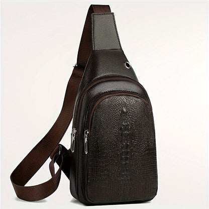 Sling Bag - Stylish High Quality Sling Bag - Durable & Multi-Functional, Crossbody Chest Pack for Casual Everyday Use - Men - Style! Strength! Simplicity! Yours!