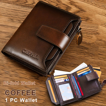 Men's Wallet – RFID Blocking, Card Slots Zipper Rfid Blocking | Bag Vero – detail view 27