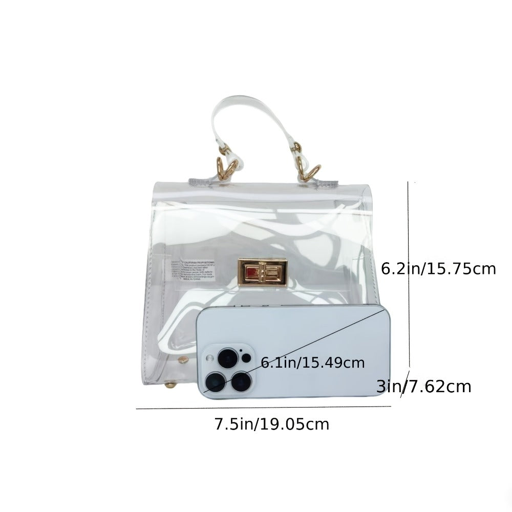Crossbody Bag for Women – Clear, Clear Stadium See Through Removable | Bag Vero – detail view 3