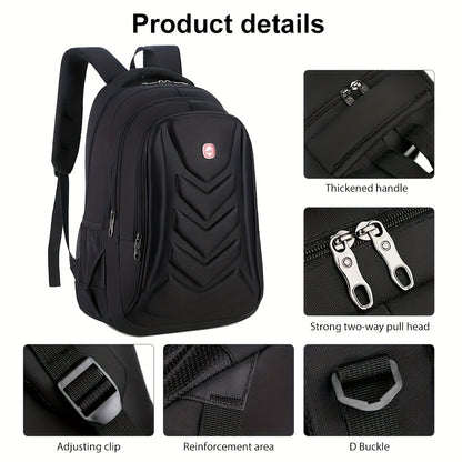 High Quality Outdoor Hiking Laptop Backpack - Fits 15.6 Laptops, Secure Compartment, Spacious Durable for Commuting & Business Trips