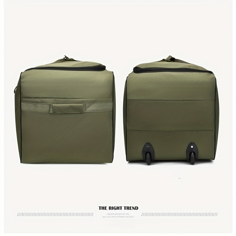 Foldable Wheeled Storage Bag, Travel Bag, Can Be Used for Travel And Studying Abroad to Pack Luggage, Luggage Bag Can Be Used for Moving Clothes And Blankets, Can Be Used for Travel And School