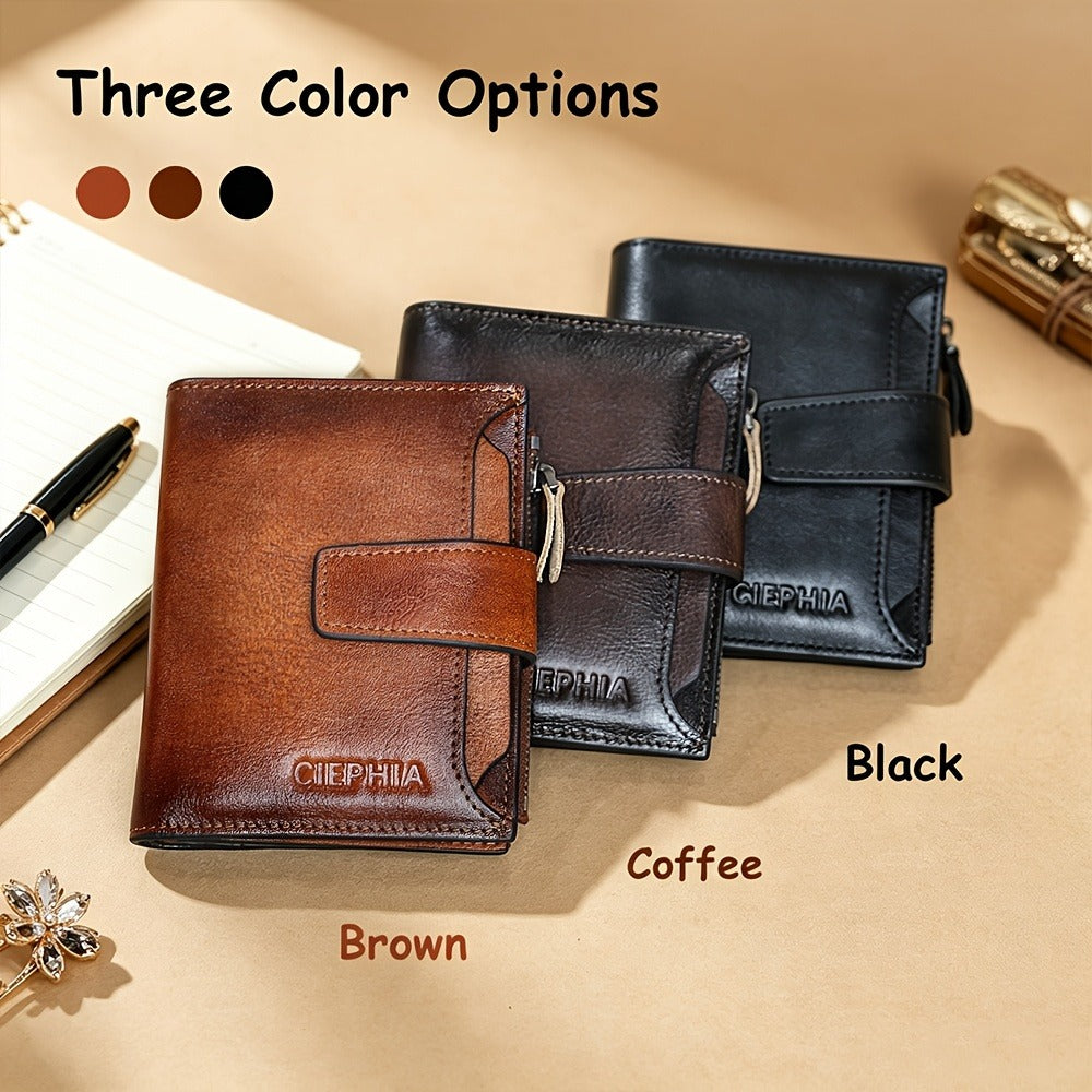 Men's Wallet – RFID Blocking, Card Slots Zipper Rfid Blocking | Bag Vero – alternate view