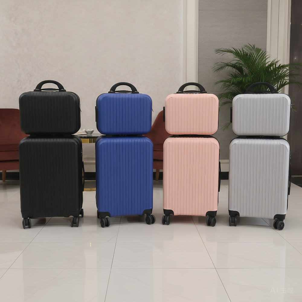 Trolley Suitcase, Travel Handbag, Makeup Bag, A Single 20in Suitcase, Men'S Luggage, Women'S Luggage, ABS Material Suitcase, Suitable For Business Travel, Personal Travel, Mixed Colors