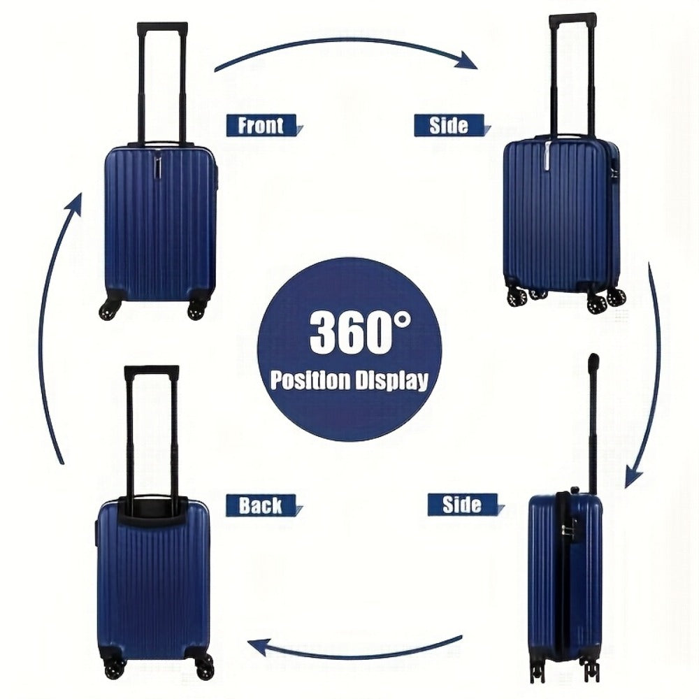 Luggage Set – 2-Piece, 20 Inch, Hardshell, for Travel & Work | Bag Vero – detail view 19