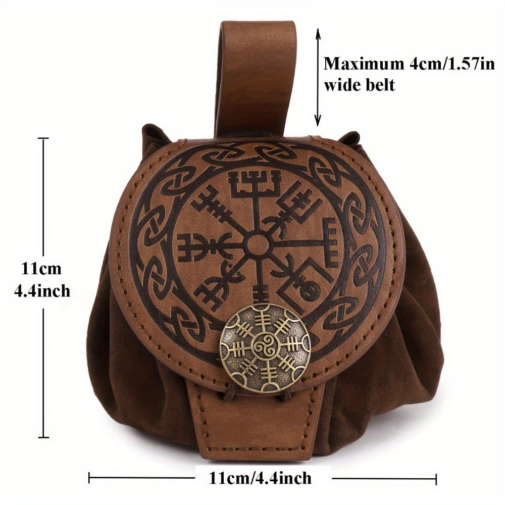 Waist Bag – Medieval Viking Waist Embossed Knight | Bag Vero – detail view 2