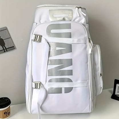 Large Capacity Travel Backpack Lightweight Oxford Fabric Multi-Compartment Design with Wet/Dry Separation, Dedicated Tablet Sleeve & Multiple Pockets-Stylish Durable Daypack for Outdoor Adventures, Hiking, Commuting, School, And Business Trips